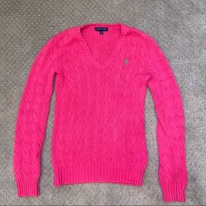 Ralph Lauren hot pink sweater